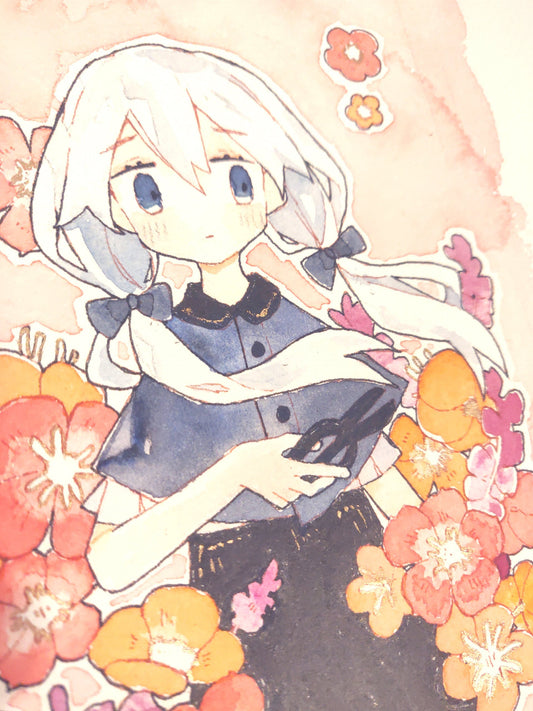 Flower Pruning Watercolor {Process Post}
