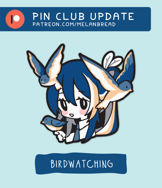 Birdwatching Pin
