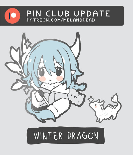Winter Dragon Pin