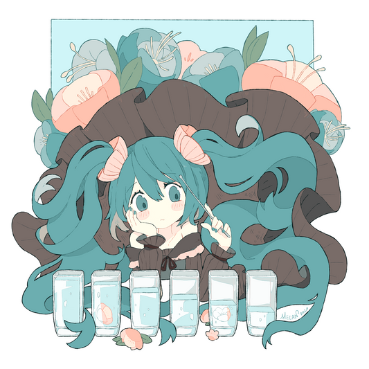 Miku Water Glasses {Process Post}