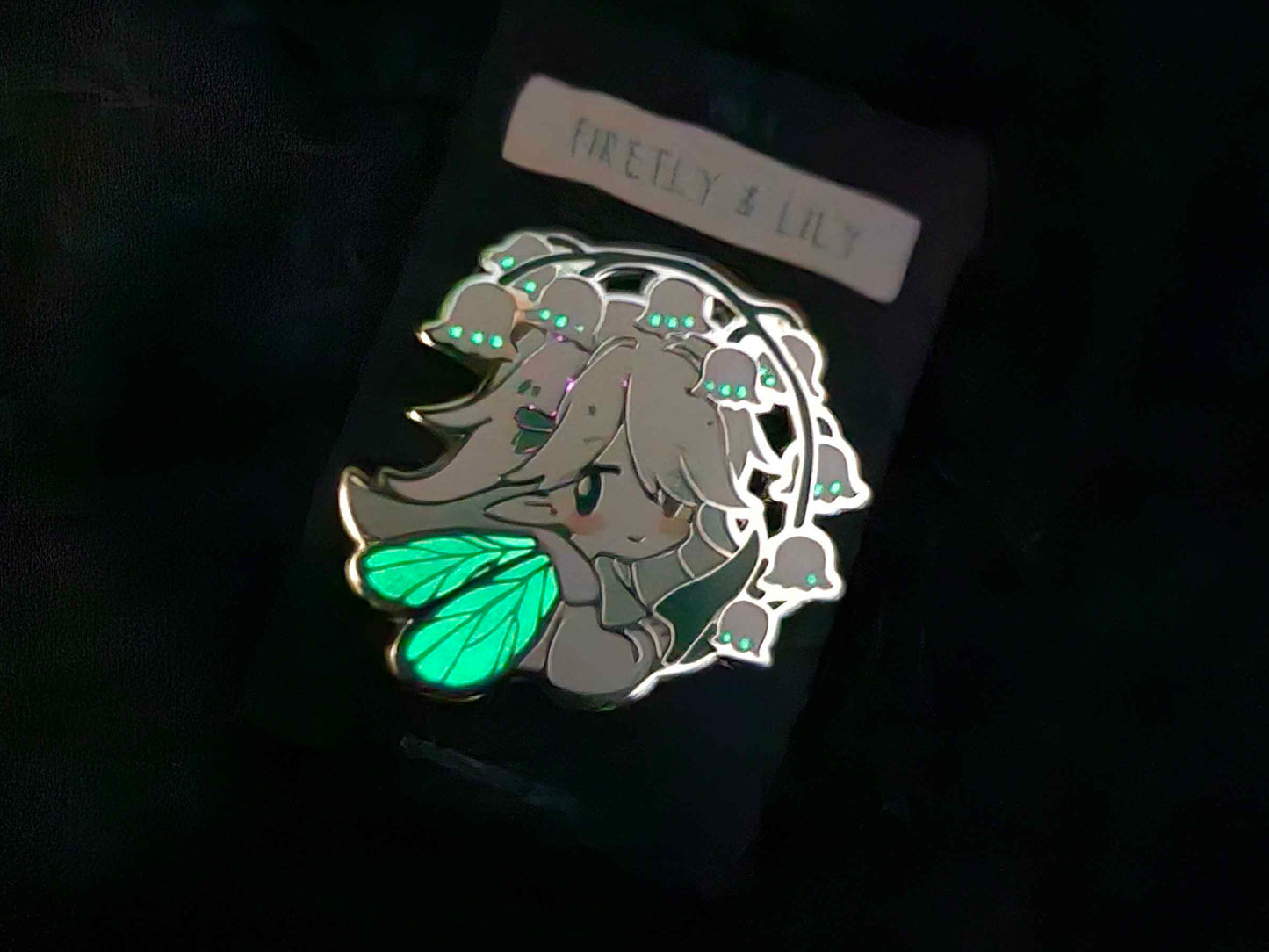 Firefly & Lily Enamel Pin (July 2025)