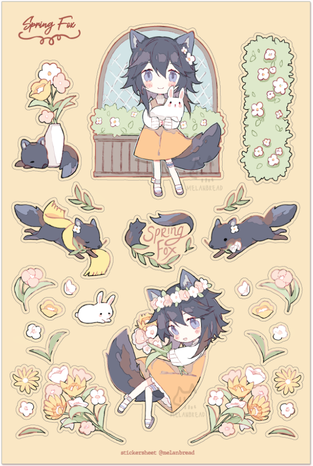 Spring Fox Stationery (February 2023)