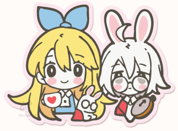 Alice & White Rabbit Stationery (June 2023)