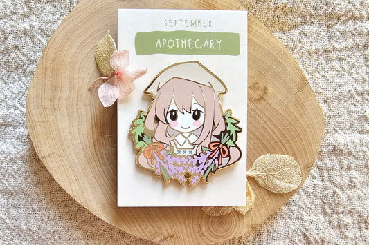 Apothecary Enamel Pin (September 2023)