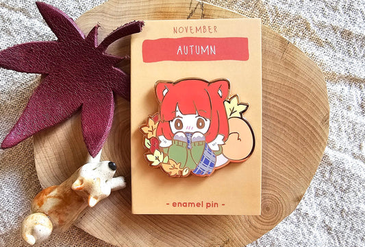 Autumn Enamel Pin (November 2023)