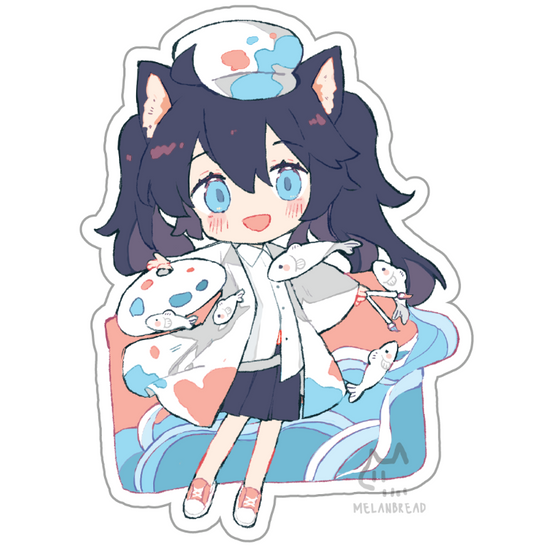 Painter Melan Die Cut Sticker