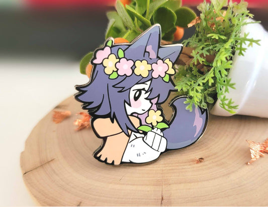 Spring Fox Enamel Pin (February 2023)