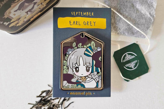 Earl Grey Enamel Pin (September 2024)