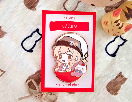 "Gacha!" Enamel Pin (August 2024)