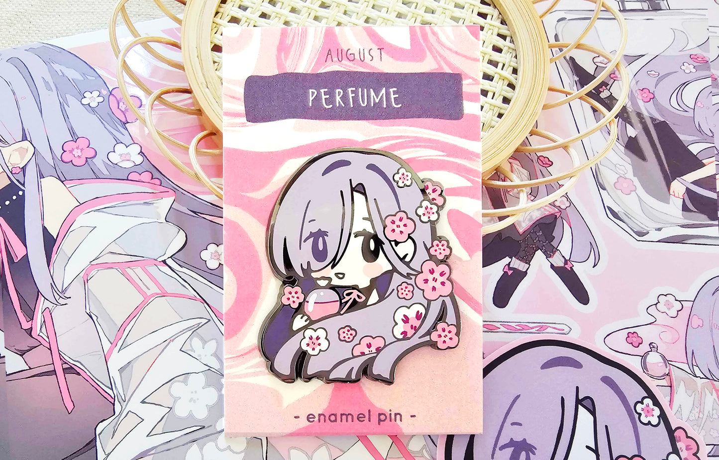 Perfume Enamel Pin (August 2025)
