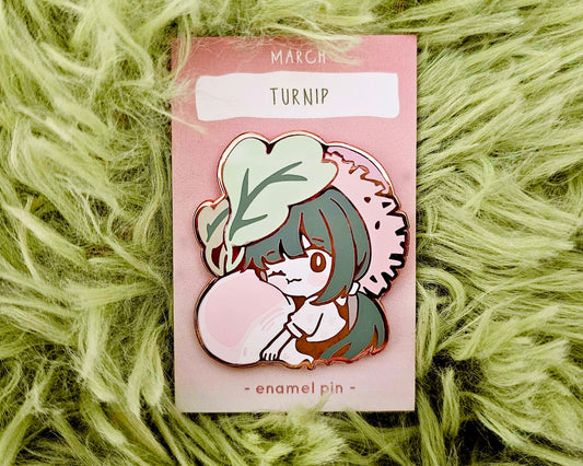 Turnip Enamel Pin (March 2025)