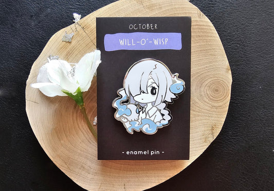 Will o' Wisp Enamel Pin (October 2023)