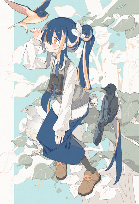 Birdwatching (April Theme) {Process Post}