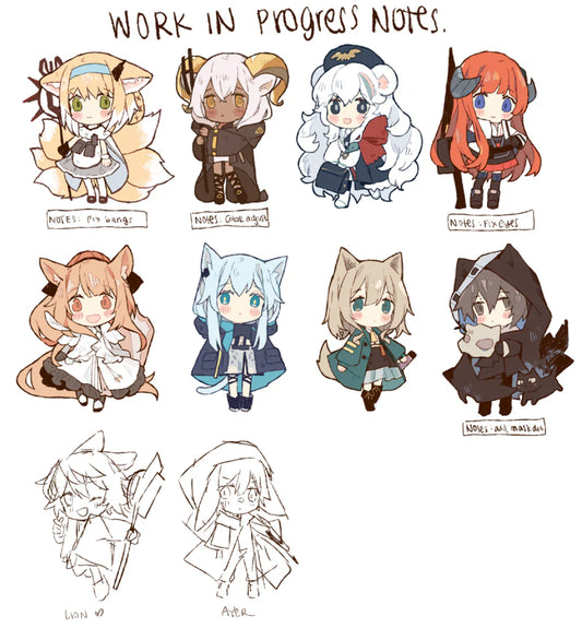 Arknights Stickers Batch #3 {Process Post}
