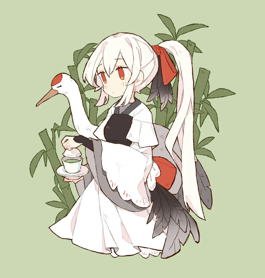 Crane and Tea (Old Design)