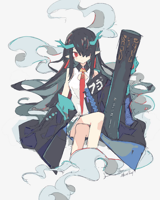 Dusk Arknights Drawing