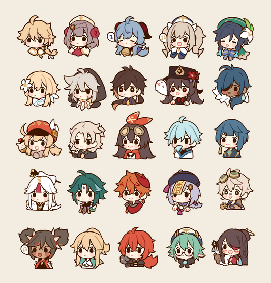 Lil' Genshin Heads