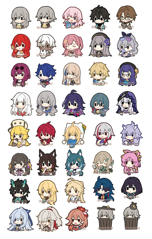 Star Rail Chibi Characters: Thoughts & Process {Process Post}
