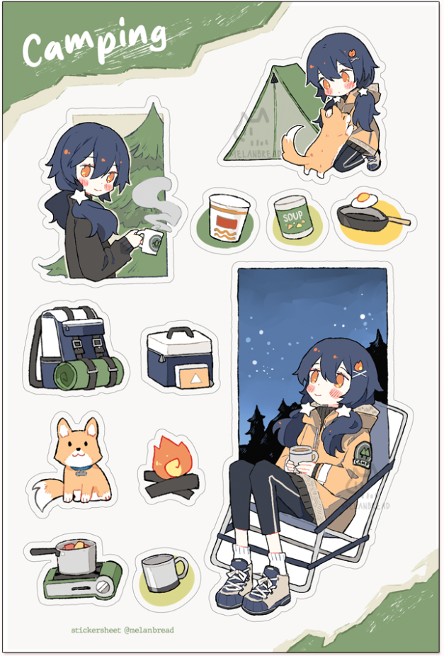 Camping Stationery (August 2023)