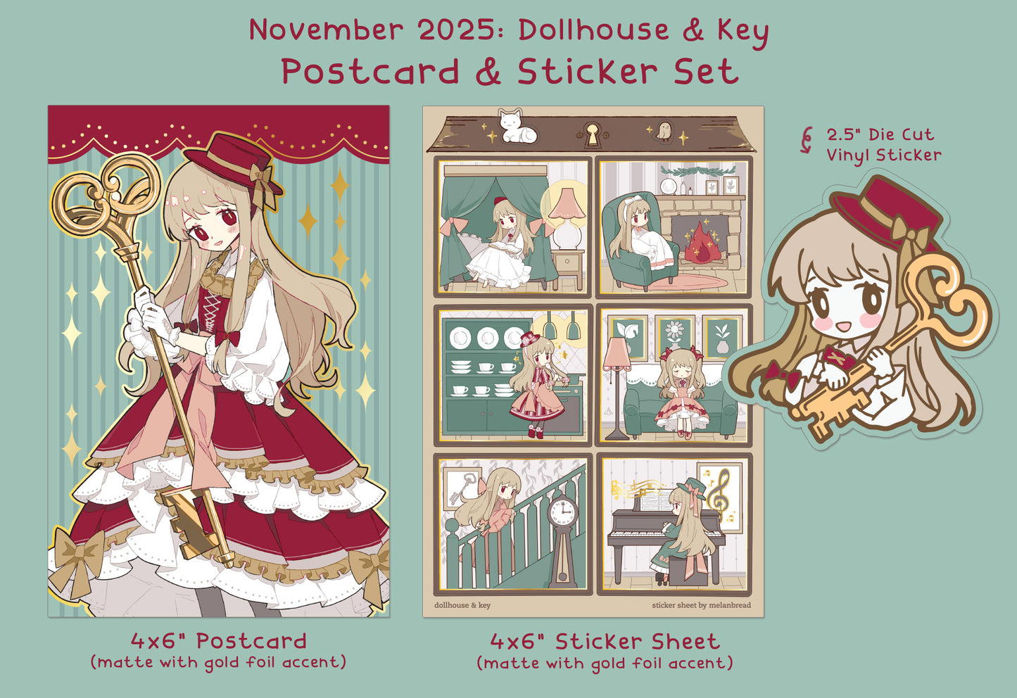 Dollhouse & Key Stationery (November 2025)