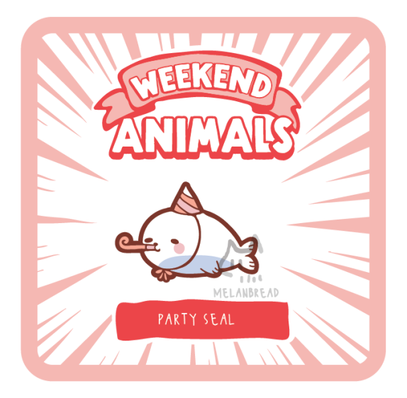 Weekend Animals Mini Enamel Pins (August 2024)